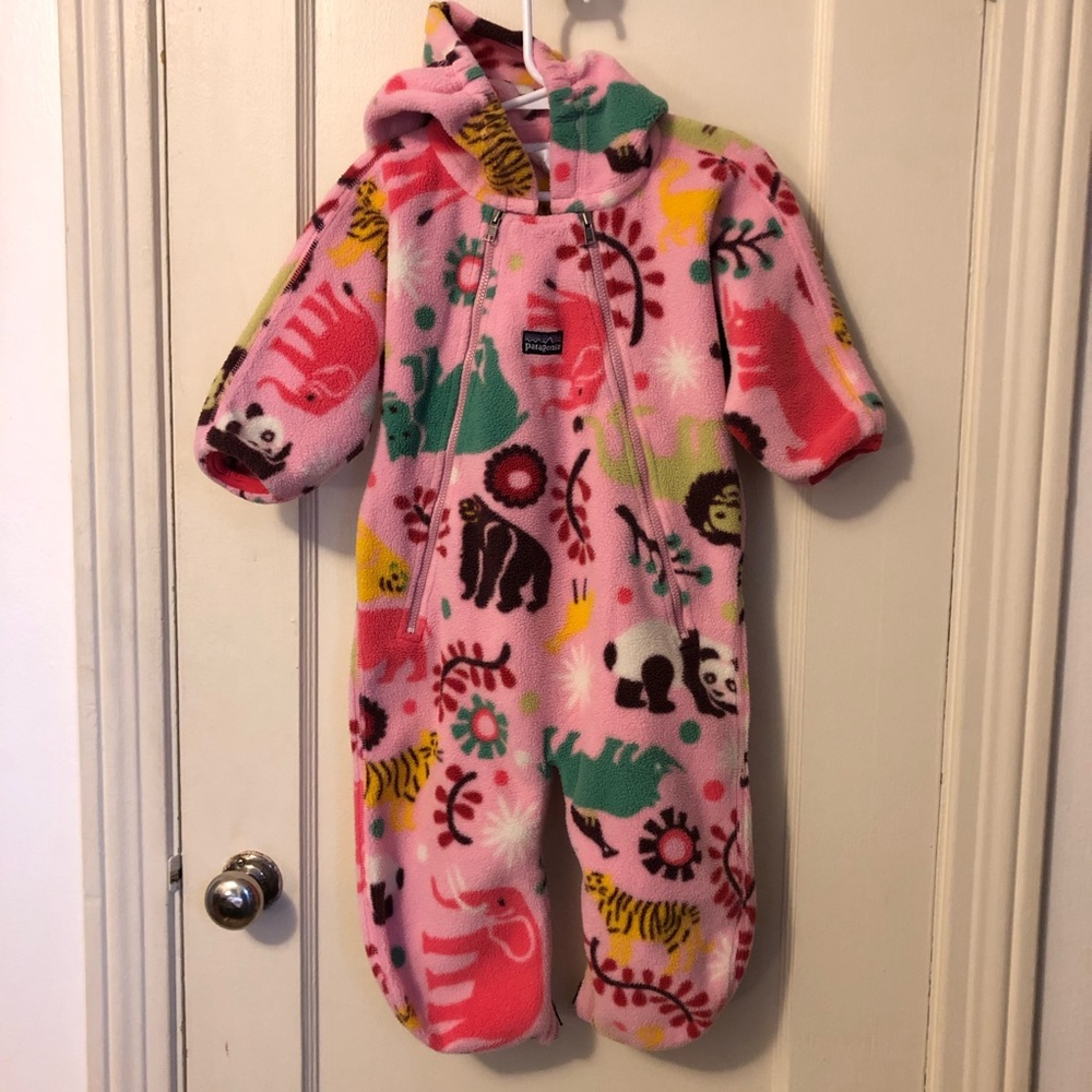 Patagonia Synchilla Fleece Infant Bunting Convertible 12 mo